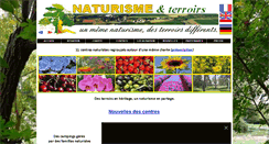 Desktop Screenshot of naturisme-et-terroirs.com